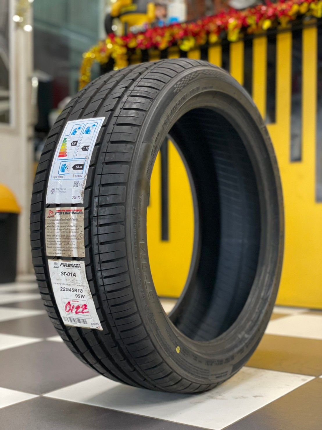 ยางใหม่FIRENZA ST01A 225/45R18 ยางใหม่ปี2022
