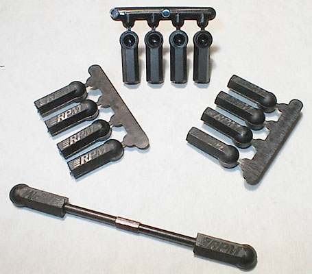 RPM-73372 Heavy Duty Rod Ends (12) 4-40 Black