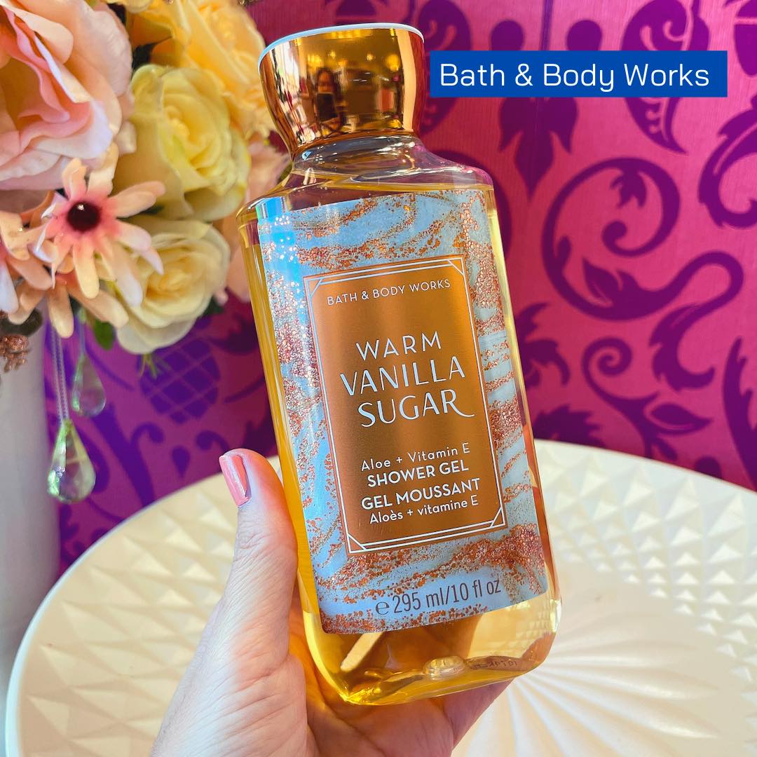 BBW เจลอาบน้ำ ดีงามที่สุด กลิ่น warm vanilla sugar 295ml.