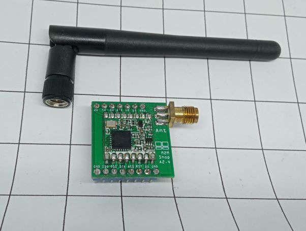RFM95 หรือ SX1276 Shield สำหรับ Breadboard ขั้ว SMA พร้อมเสายาว 9.5ซม