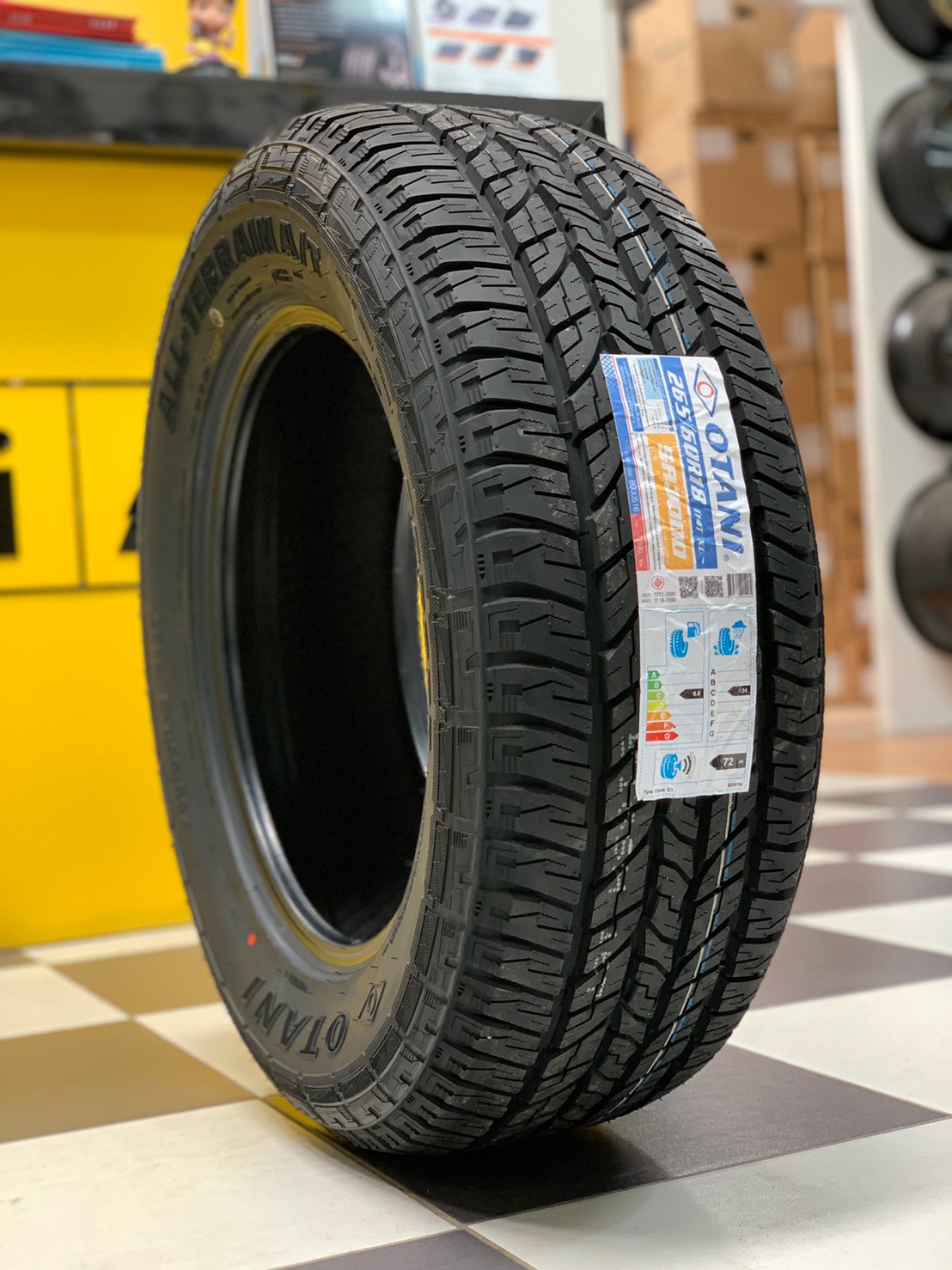 ยางโอตานิ OTANI SA3000 265/60R18 ยางใหม่ปี2021 ราคาพิเศษพร้อมติดตั้งฟรี สามารถสอบถามเพิ่มเติมได้ค่ะ