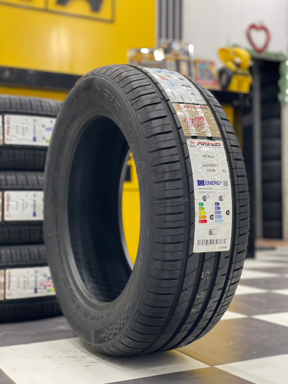 🔥🔥PROMOTION🔥🔥 ยางใหม่FIRENZA ST01A 225/55R17 ยางใหม่ปี2023 (4เส้น)
