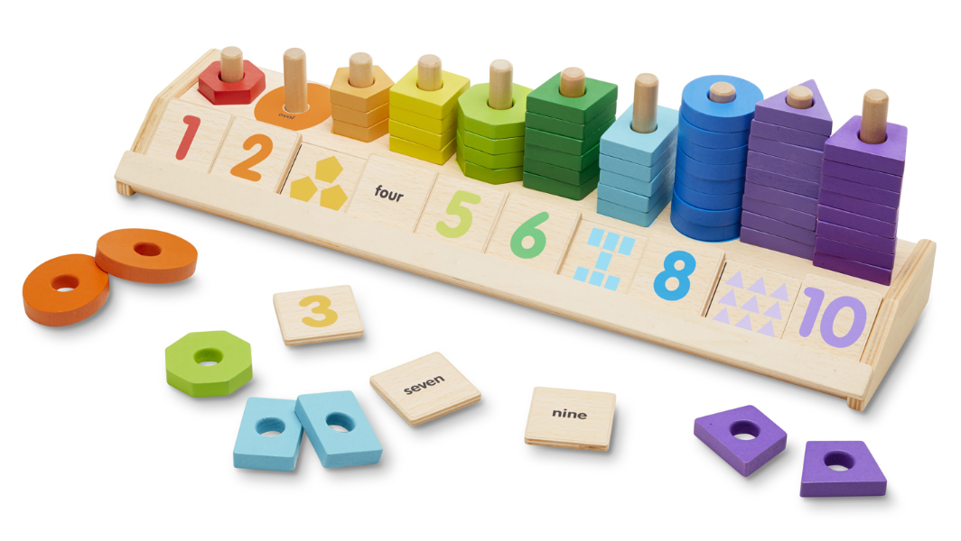 9275 Counting Shape Stacker Age: 2-6 years