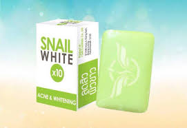 สบู่ SNAIL WHITE X10 ACNE WHITENING สีเขียว (ลดสิวผิวขาว)