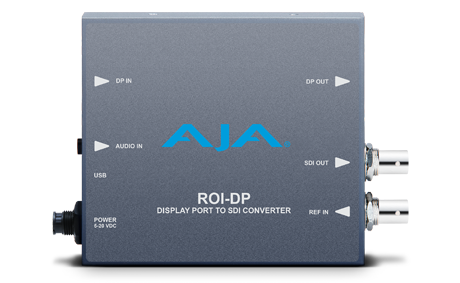 AJA ROI-DP DisplayPort to SDI with ROI scaling