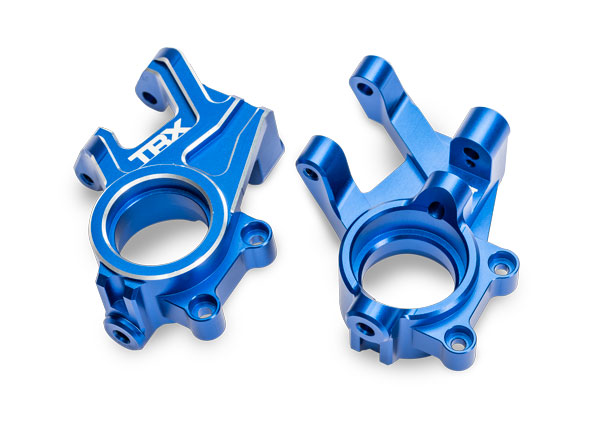 10936-BLUE Sand Car Blue Aluminum Steering Blocks (L&R)