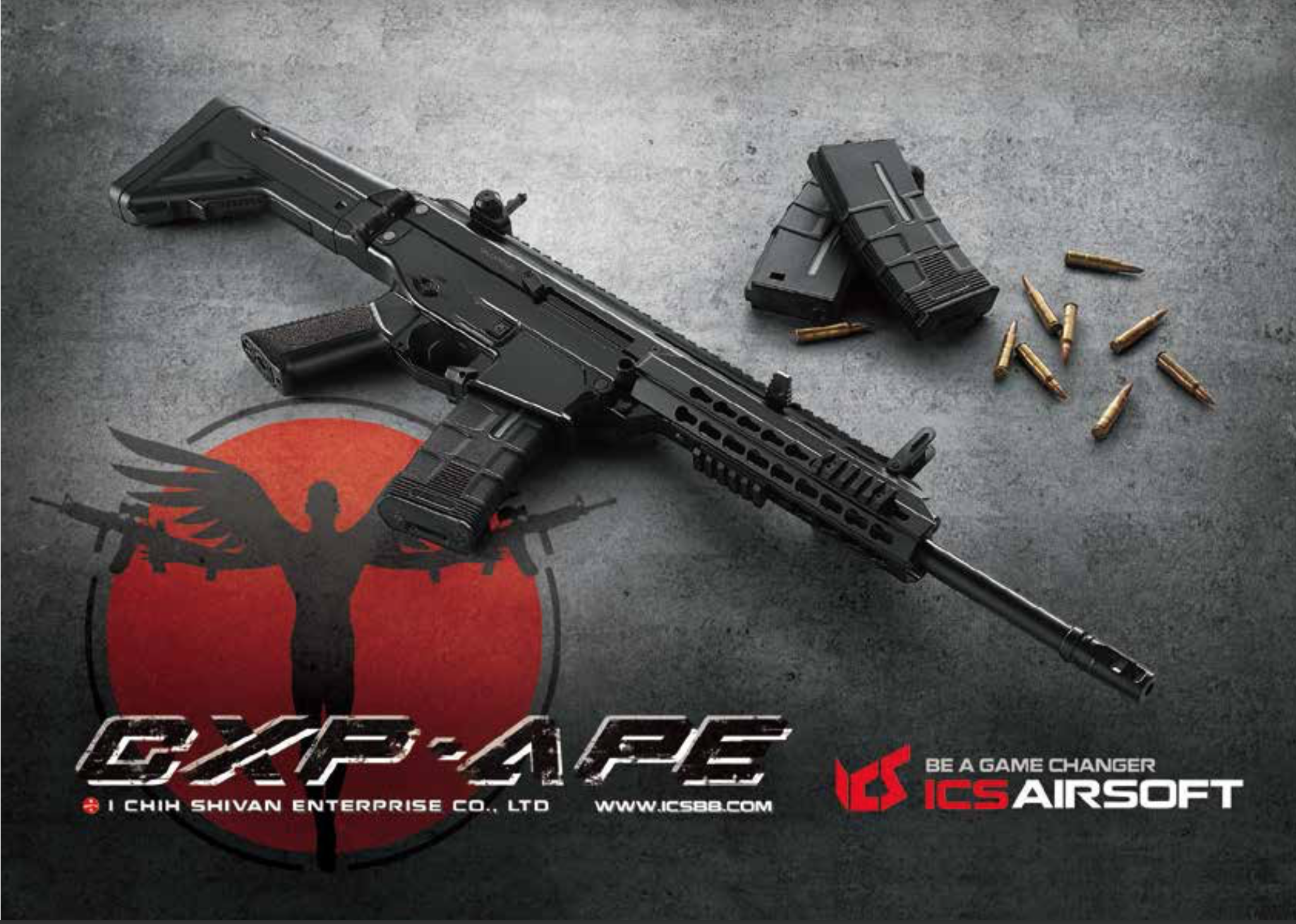 ICS-231 CXP-APE Rifle SF1 Stock-BK