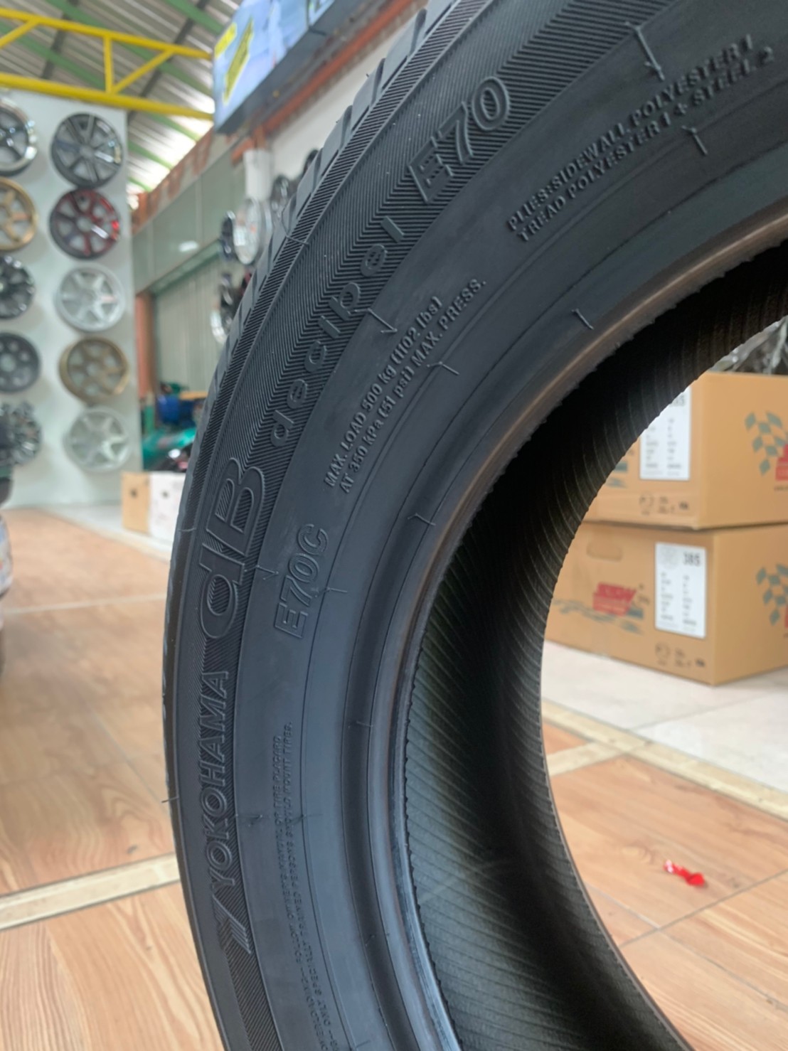 ยางใหม่ 185/60R15 Yokohama E70 ยางใหม่ปี2021