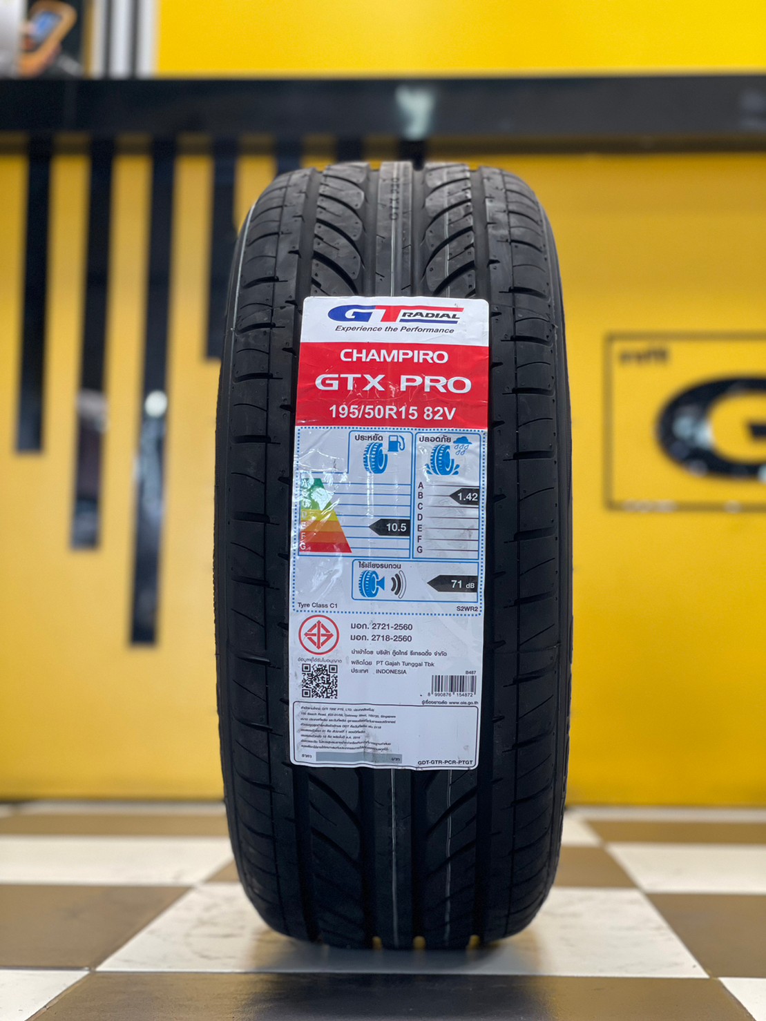GT Radial Champiro GTX PRO ขนาดยาง 195/50R15 ยางใหม่ปี2023