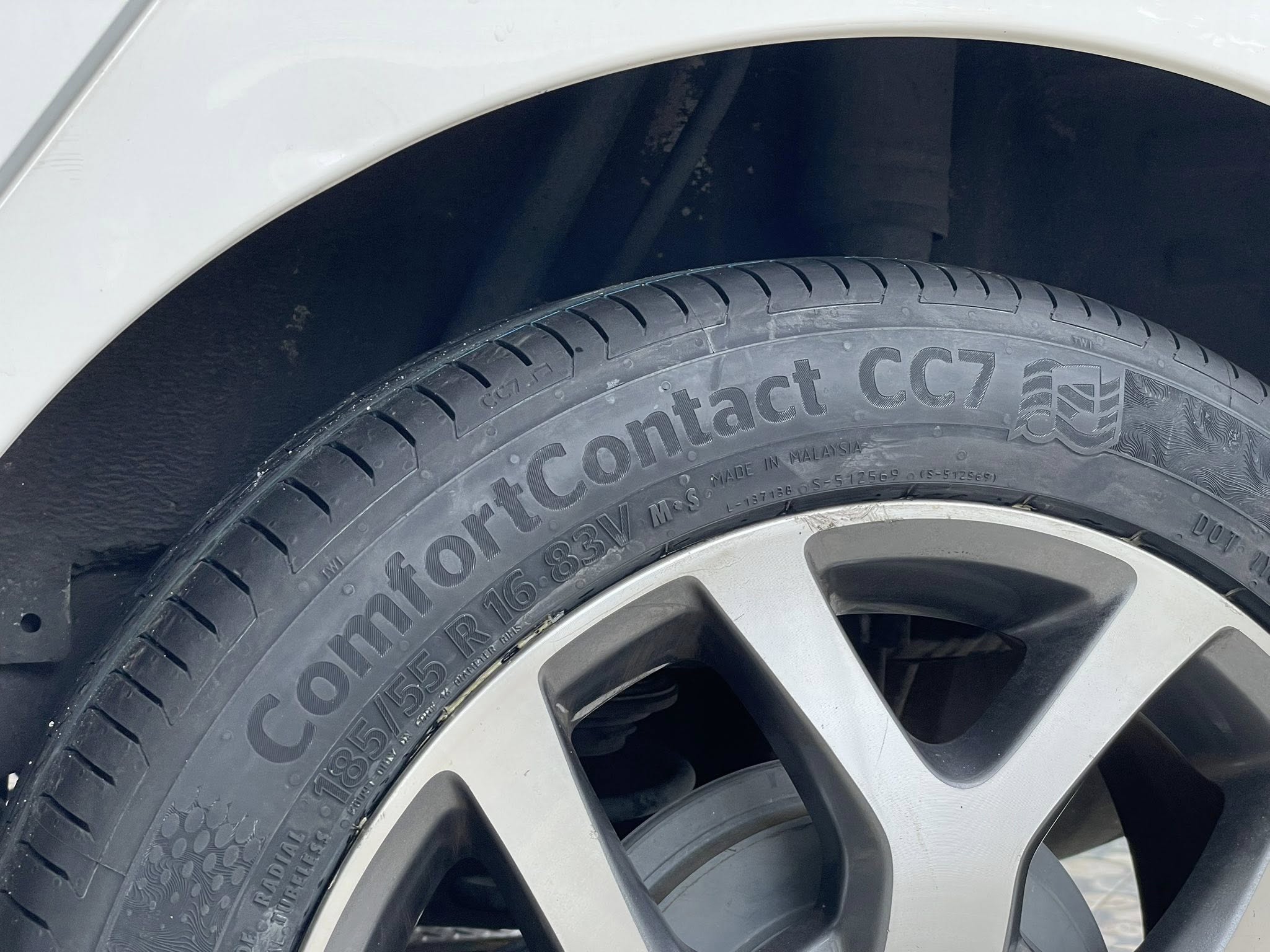 HONDA_CITY🚘เปลี่ยนยาง 🛞🐘#Continental_CC7_185/55R16