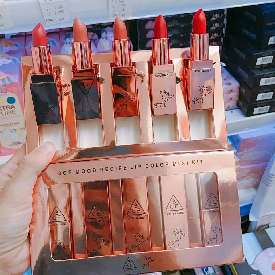 3CE MOOD RECIPE LIP COLOR MINI KIT ลิปติก