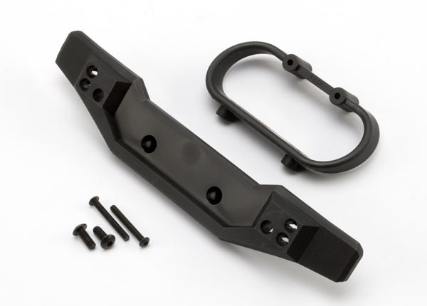 5636 Bumper, rear/ bumper mount, rear/ 4x10mm BCS (2)/ 3x25mm BCS (2)