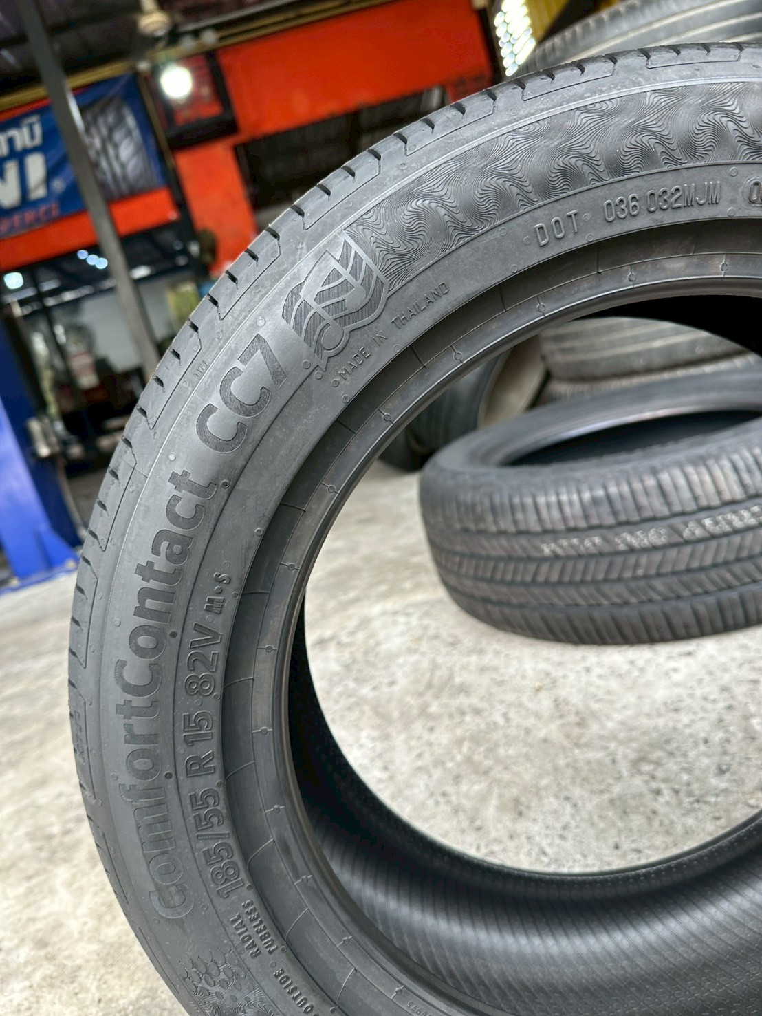 ยาง Continental ComfortContact CC7 ขนาด 185/55R15 ยางใหม่ปี2025