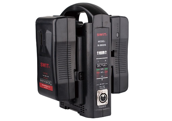SWIT S-3822S 2-ch V-mount Fast Charger