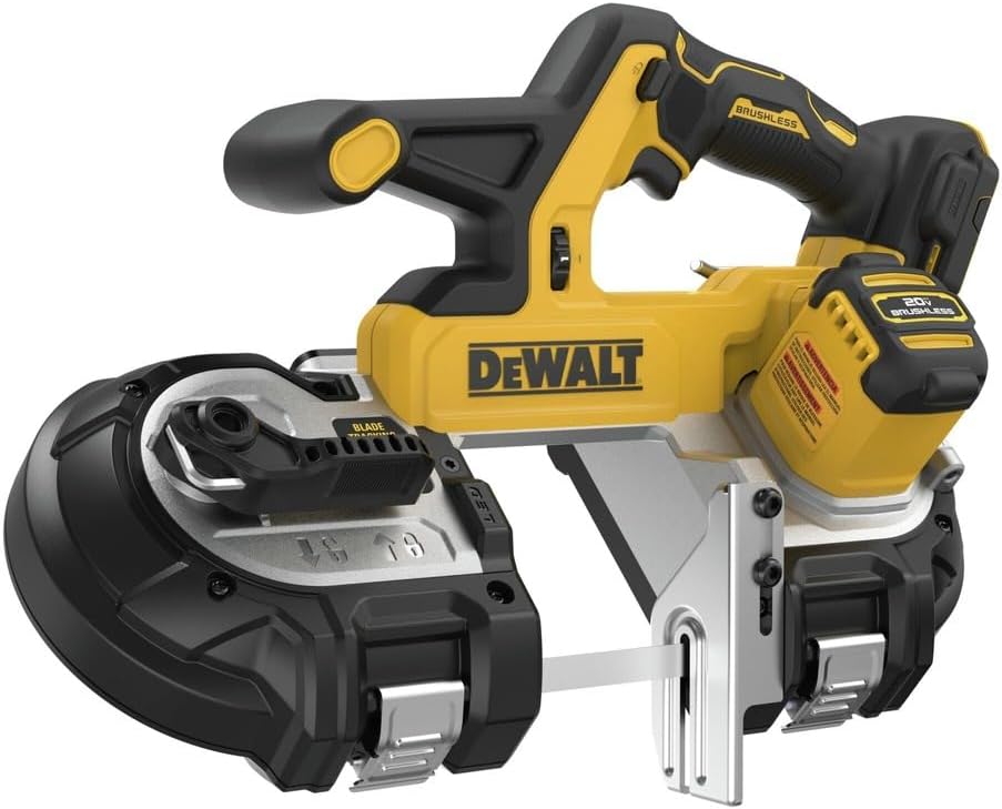เลื่อยสายพานไร้สาย 20V MAX Mid-size ขนาด 3-3/8" No.DCS378B DEWALT (เครื่องเปล่า)