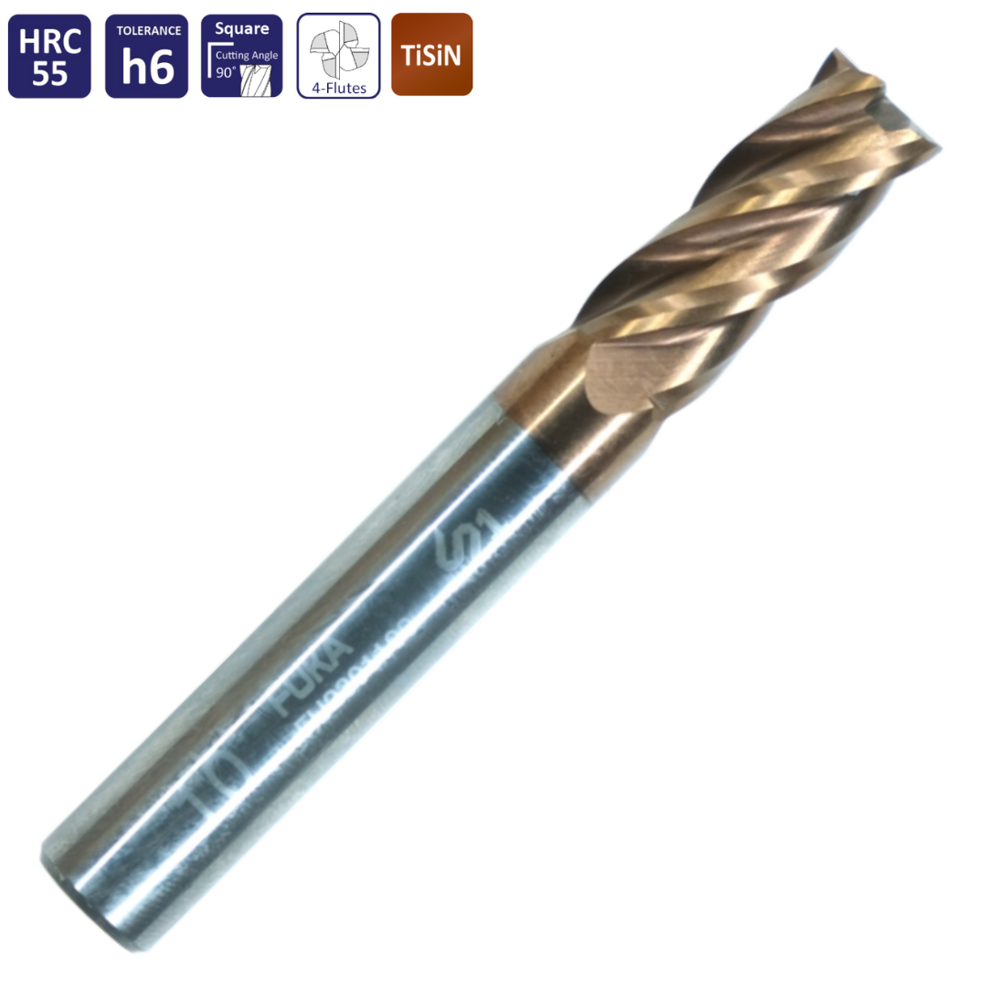 ดอกเอ็นมิลคาร์ไบค์ 4 ฟัน ขนาด 1.0mm. - 20.0mm. No.FU2301 FUKA (ราคาต่อดอก)