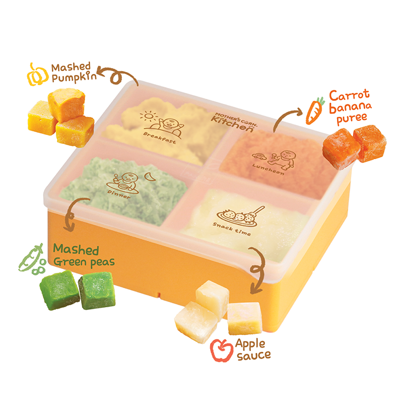 Silicone Freezer Cubes L Brown