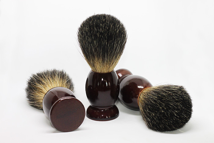 mixed badger hair shaving brush medium