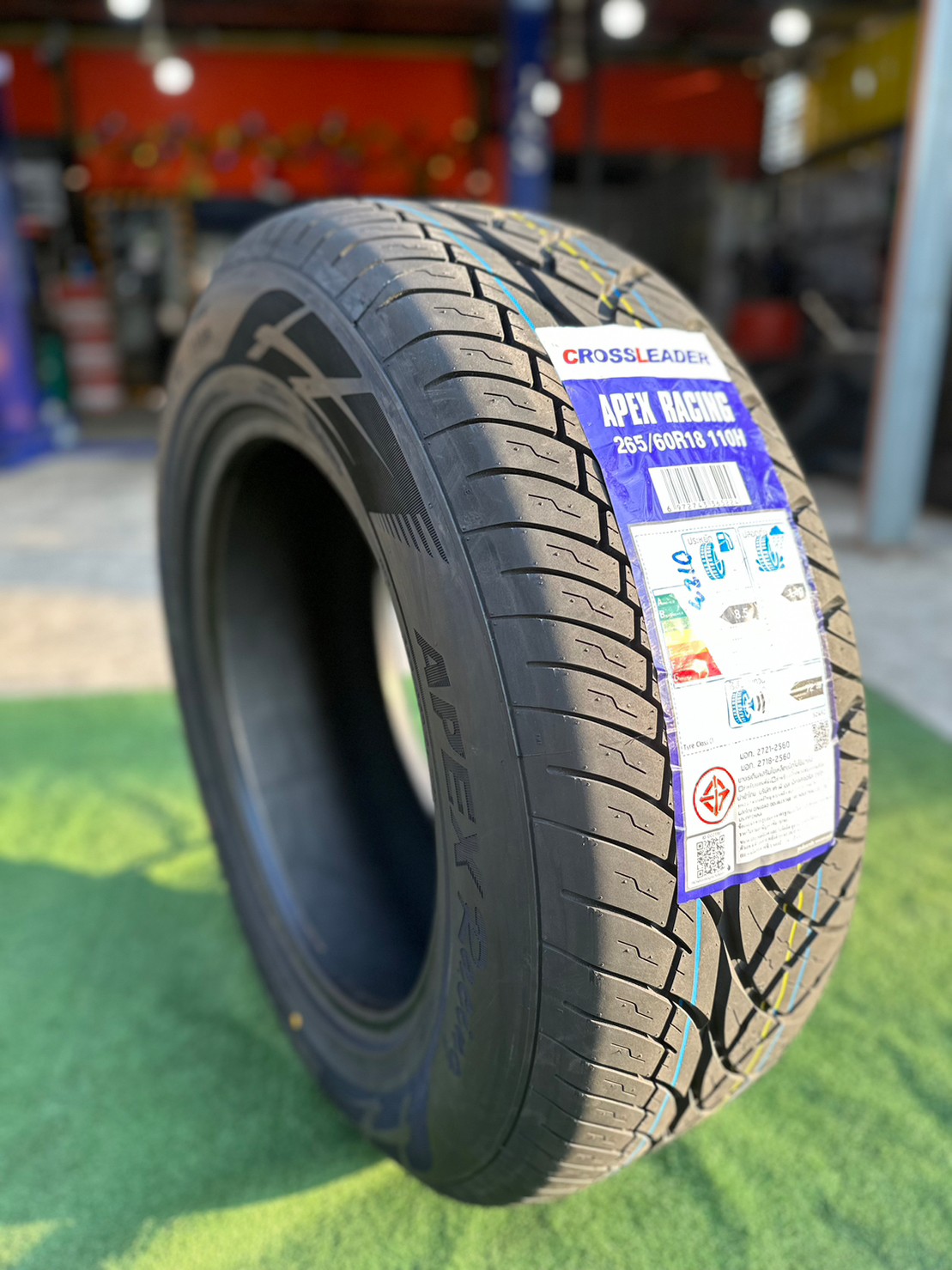 ยางใหม่ CROSSLEADER APEX RACING 265/60R18 ยางใหม่ปี 2023