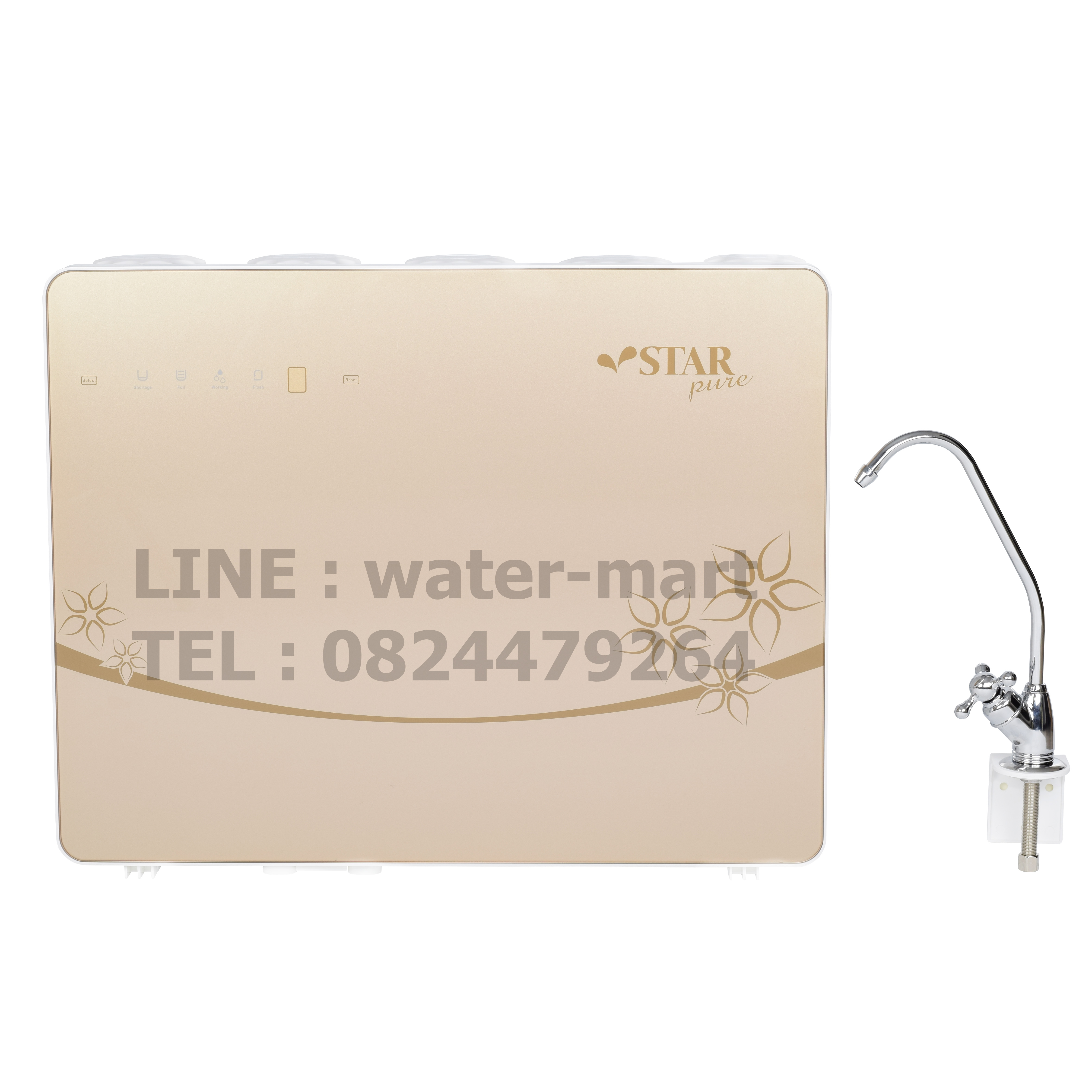 เครื่องกรองน้ำ STAR PURE ระบบ RO 150 GPD รุ่น RX-RG-5A ผลิตน้ำ 600 ลิตรต่อวัน