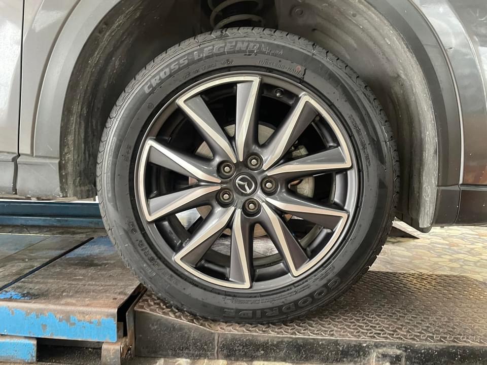 #MAZDA_CX5 🚘เปลี่ยนยาง 🛞🐘#GOODRIDE_SU320_225/55R19
