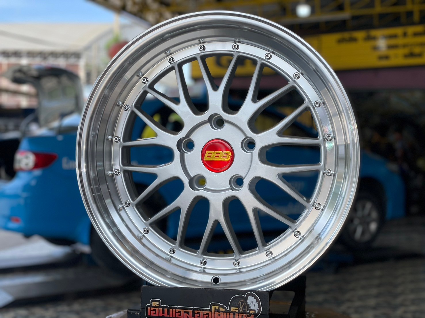#ล้อแม็กซ์ขอบ18 #BBS_LMR 18x8.5 ET33 5x120 18x9.5 ET35 5x120 SIL