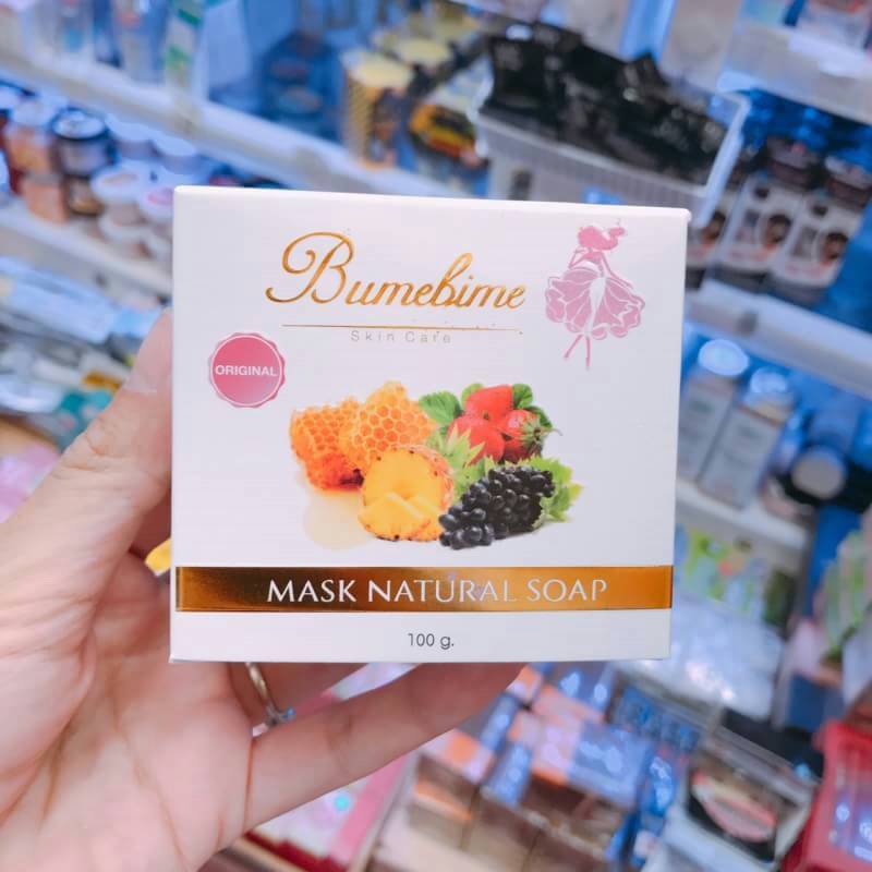 Bumebime Mask Natural Soap สบู่บุ๋มบิ๋ม แพคเกจใหม่ 100g.