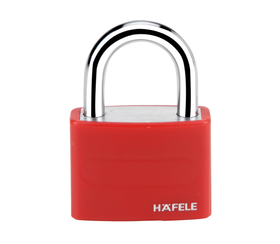 ตัวล็อคสายยู Mylock สีแดง (เขียนชื่อได้) 482.01.851