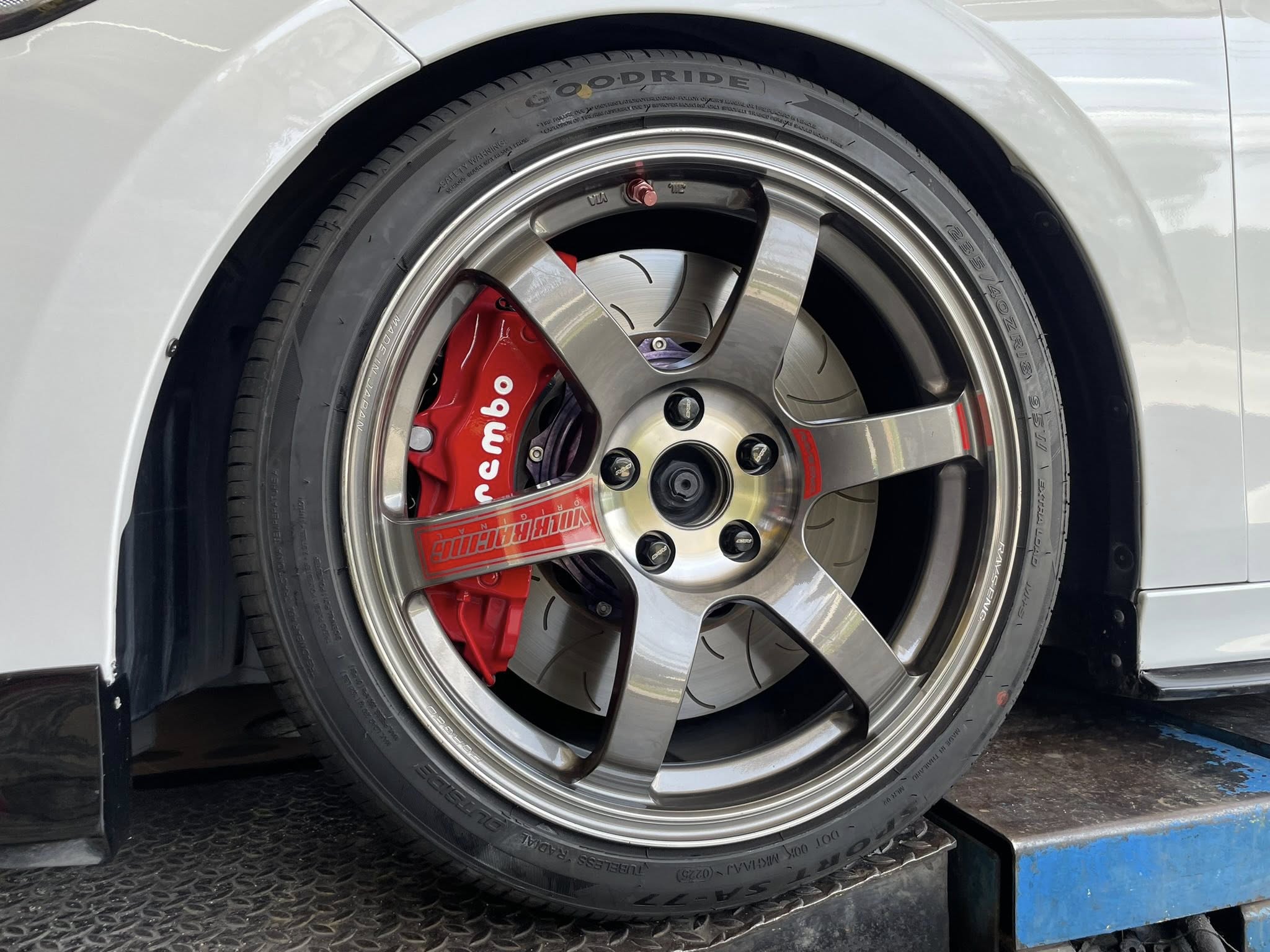 HONDA_CIVIC 🚘เปลี่ยนยาง 🛞🐘#GOODRIDE_SA77_235/40R18