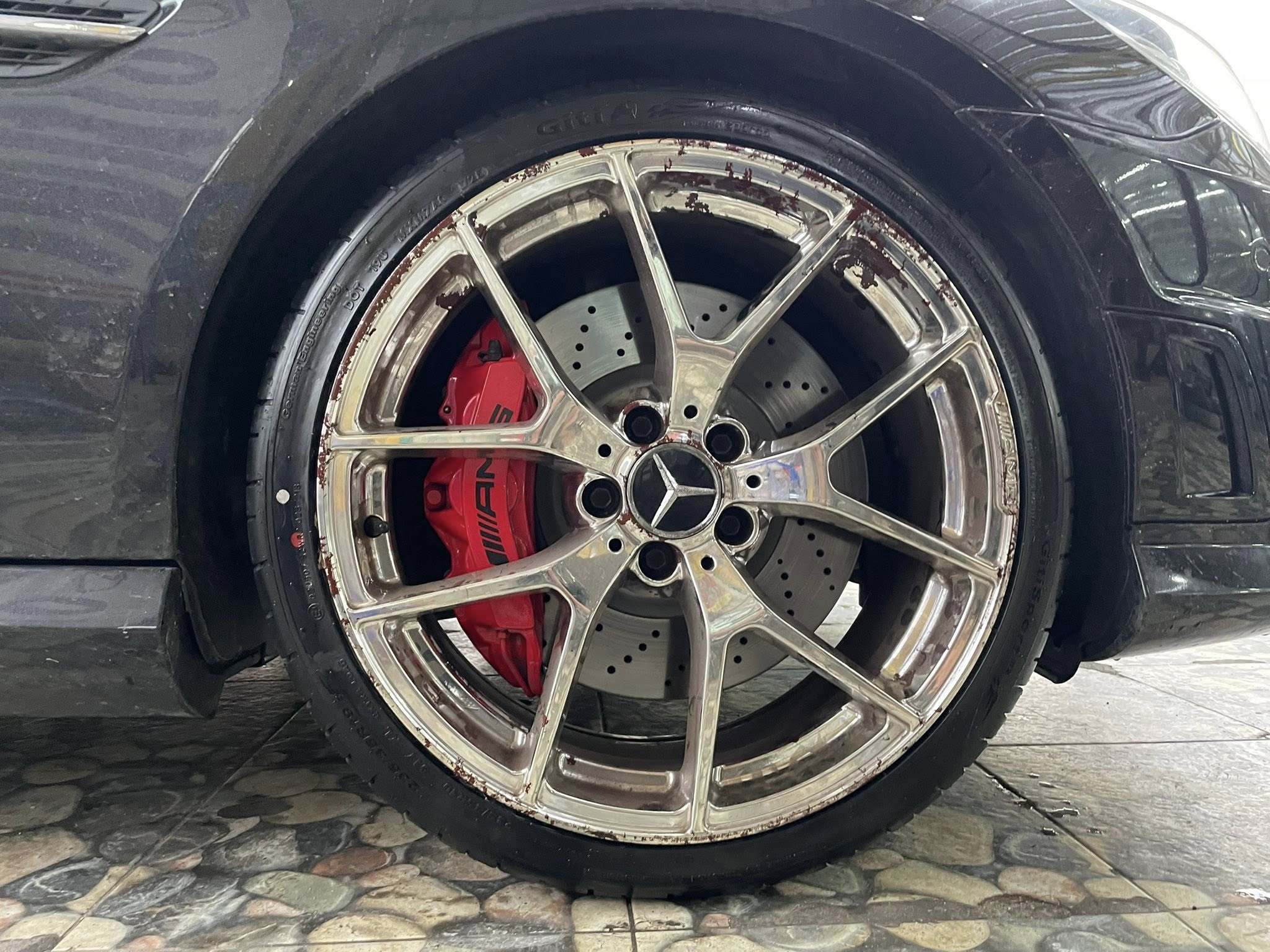 BENZ_SLK200 เปลี่ยนยาง 🛞🐘#GITI_SportS2_235/35R19