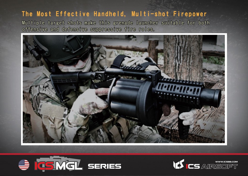 ICS-192 MGL L Retractable Stock (Metal Handguard) (สินค้าตัวโชว์)