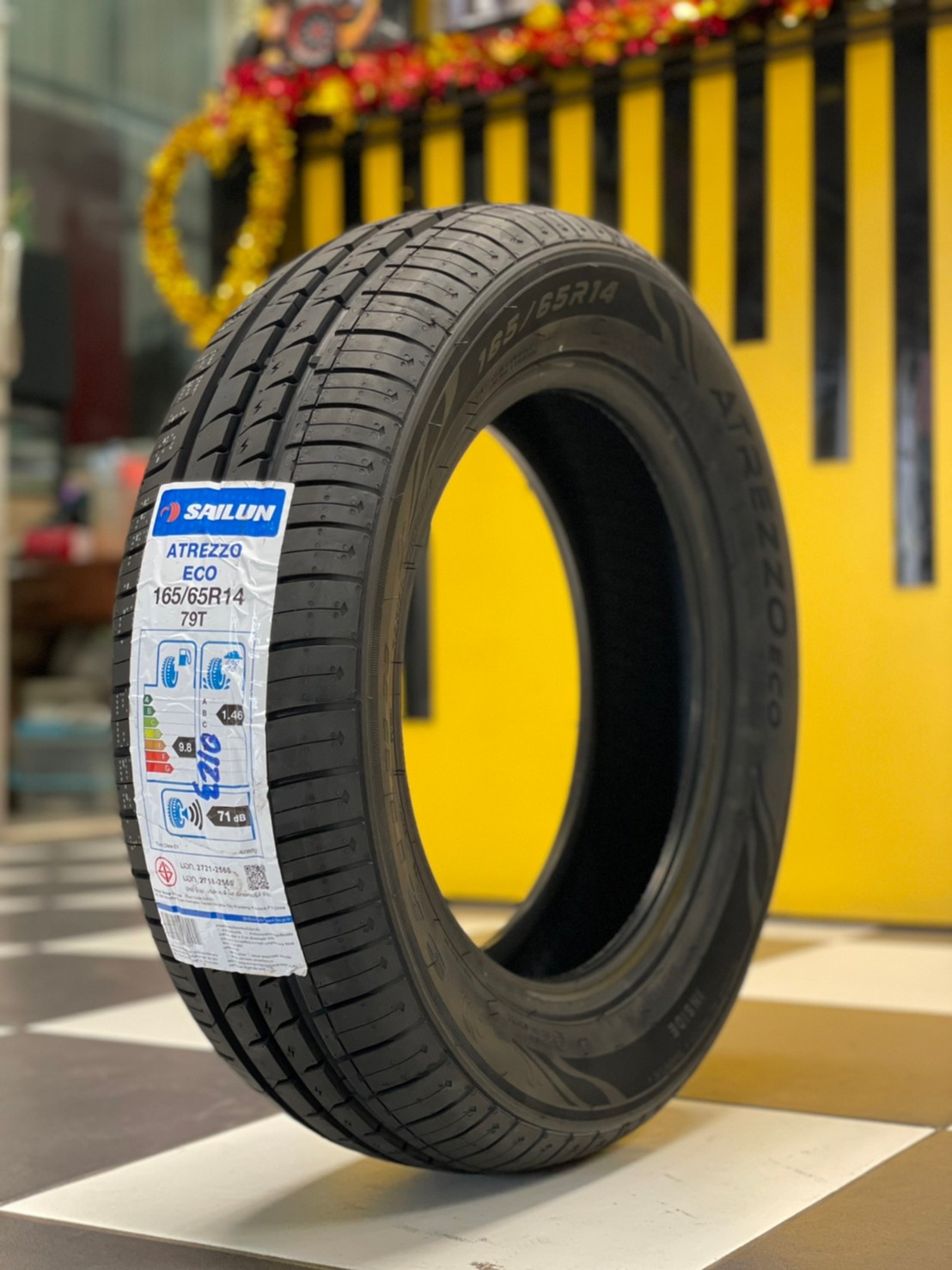 ยางใหม่ SAILUN ATREZZO ECO 165/65R14 ยางใหม่ปี2023