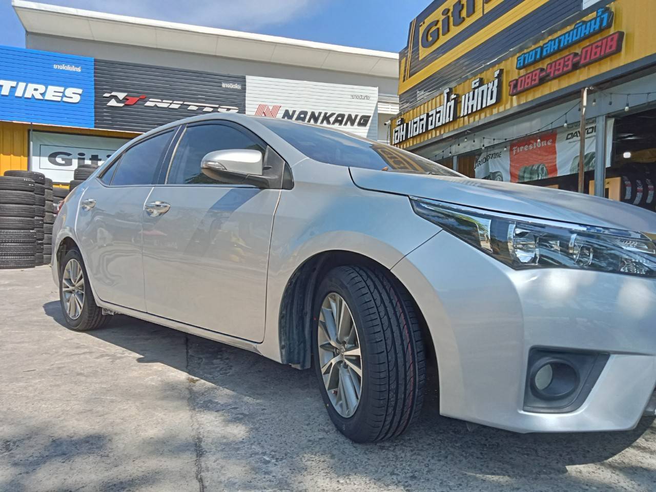 🚘 #TOYOTA_ALTIS #มั่นใจใช้ยางโอตานิ เปลี่ยนยาง #OTANI_KC2000_205/55R16