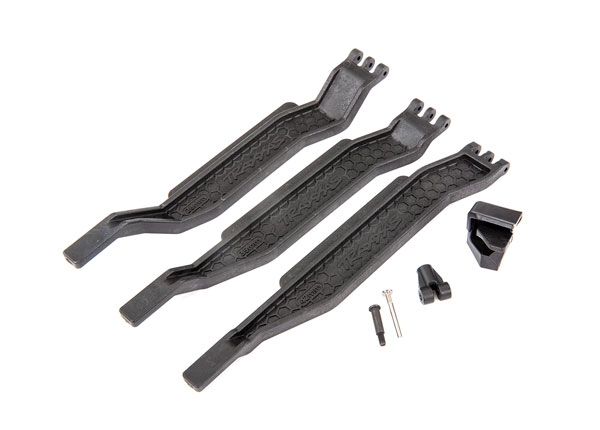 6726X Battery hold-down (3)/ battery clip/ hold-down post/ screw pin/ pivot post screw (fits #6723R chassis with 162mm long battery compartment) (สำหรับแชสซีรุ่นใหม่ #6723R ที่มีช่องแบตยาว 162 mm เท่านั้น)