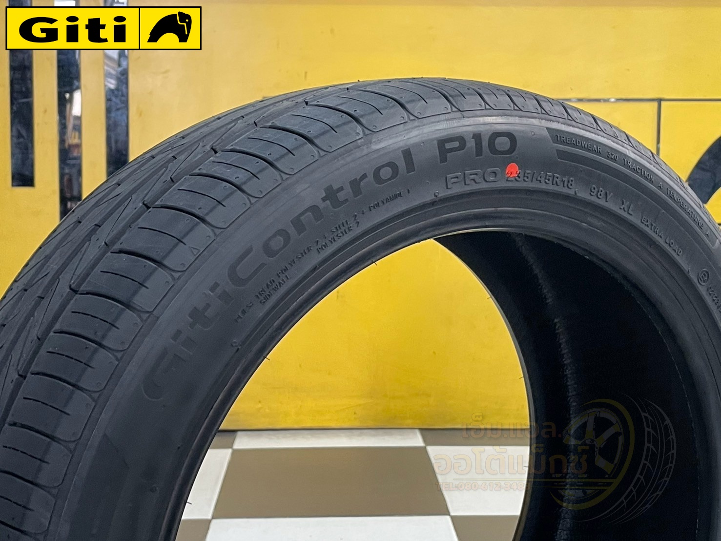 ยาง Giti Control P10 235/45R18 ยางใหม่ปี2025
