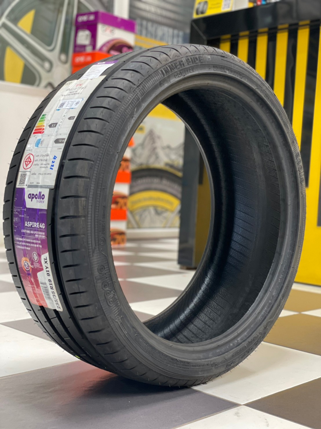 ยางใหม่ Apollo Aspire4G 235/35R19 ยางใหม่ปลายปี21