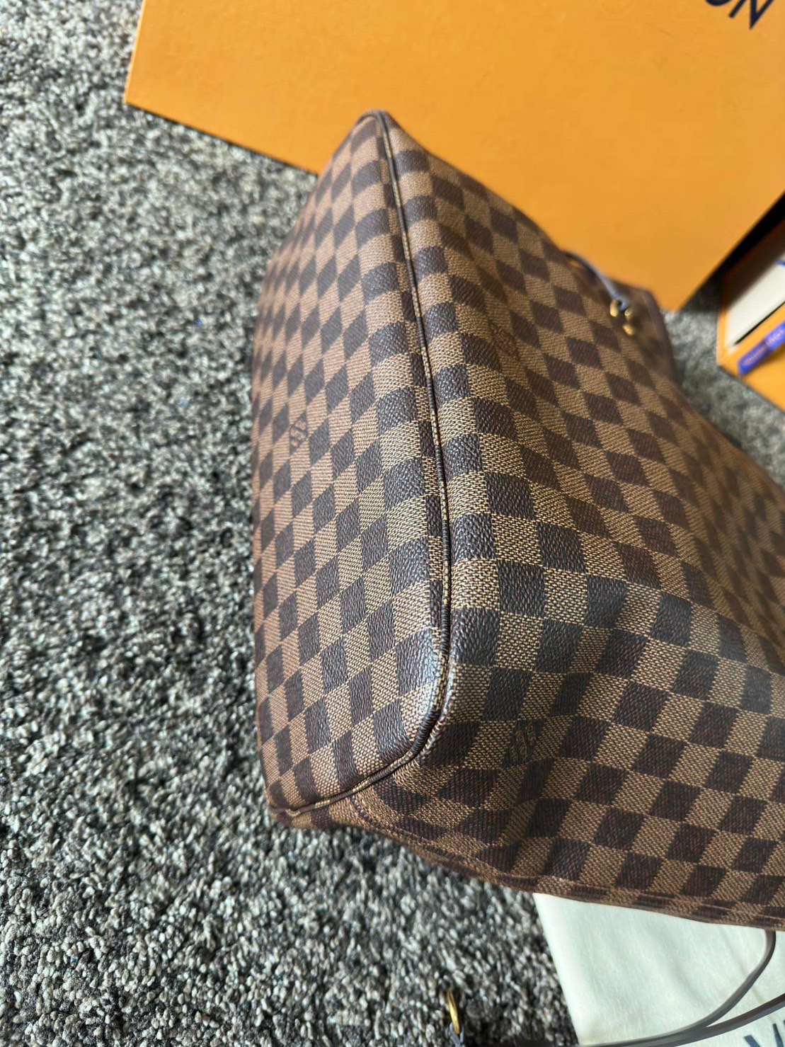 LOUIS VUITTON Neverfull mm ปี 17 (ใบแม่) หลุยส์ วิตตอง มือสอง ใหม่มาก
