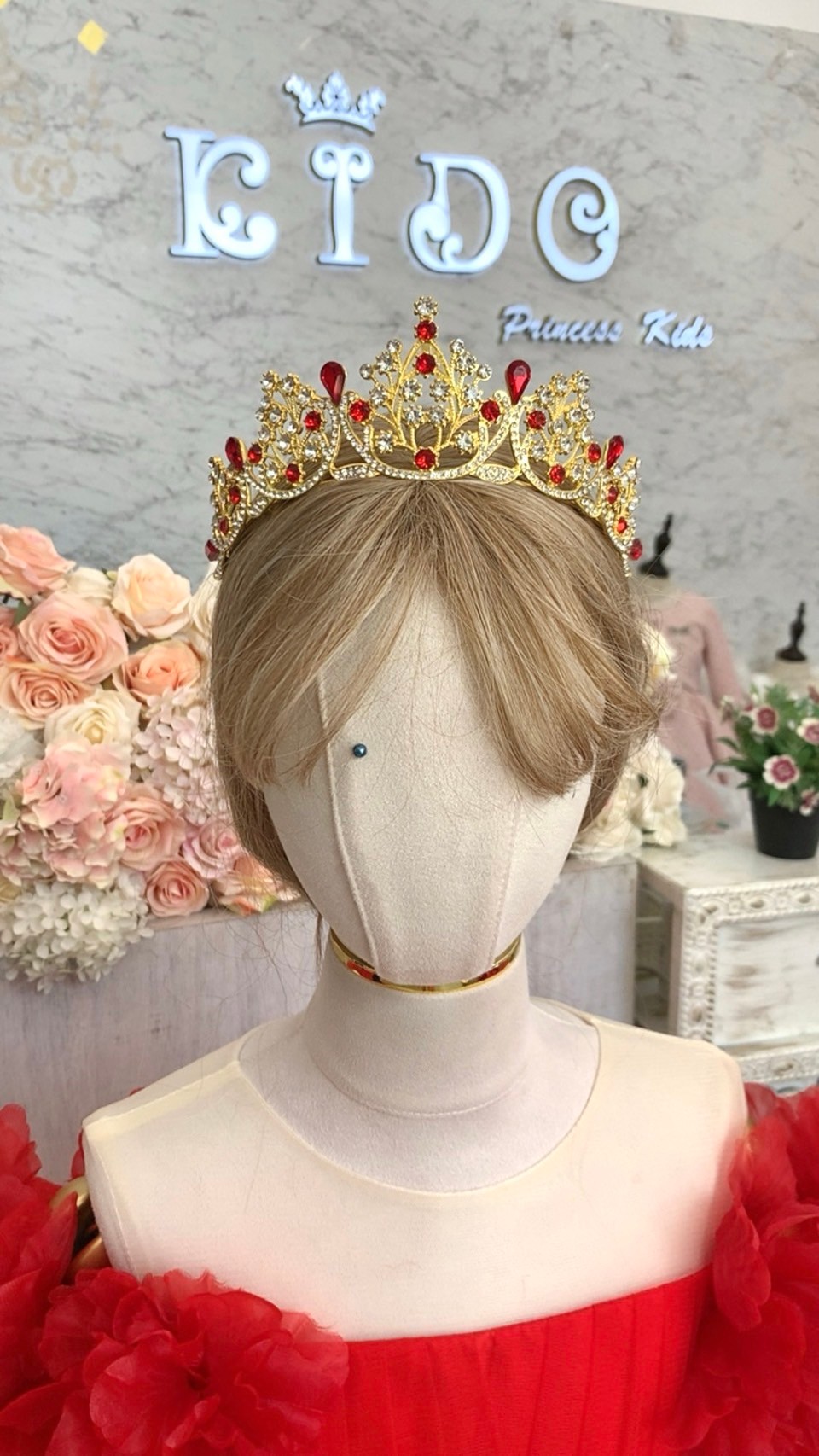 มงกุฎเด็ก(หน้าร้านอยู่รัชดา)KF678 สีทองแดง มงกุฎเจ้าหญิง