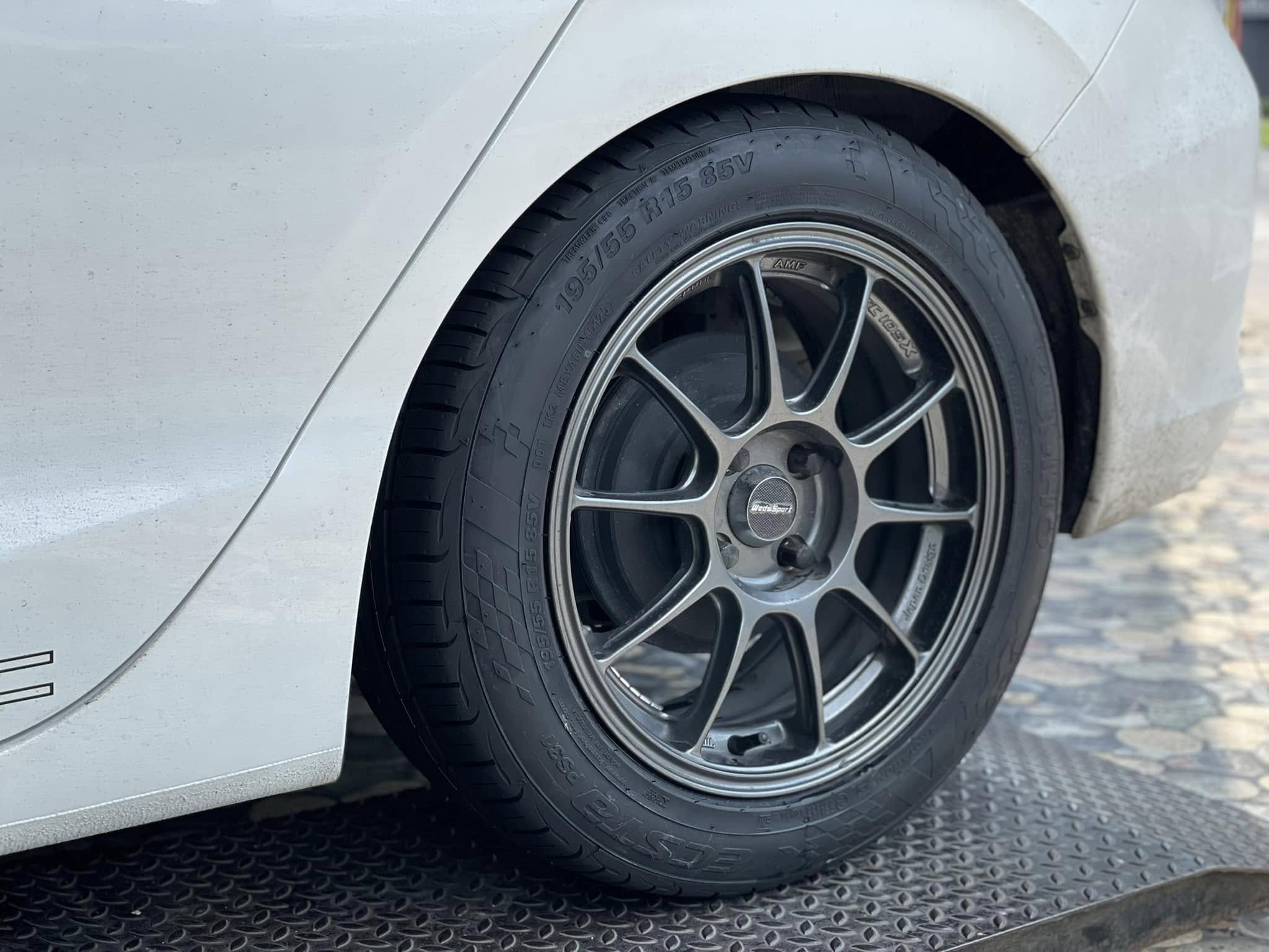 🛞❤️ #HONDA_CITY 🚘❤️💫 🛞🐘#KUMHO #PS31 195/55R15