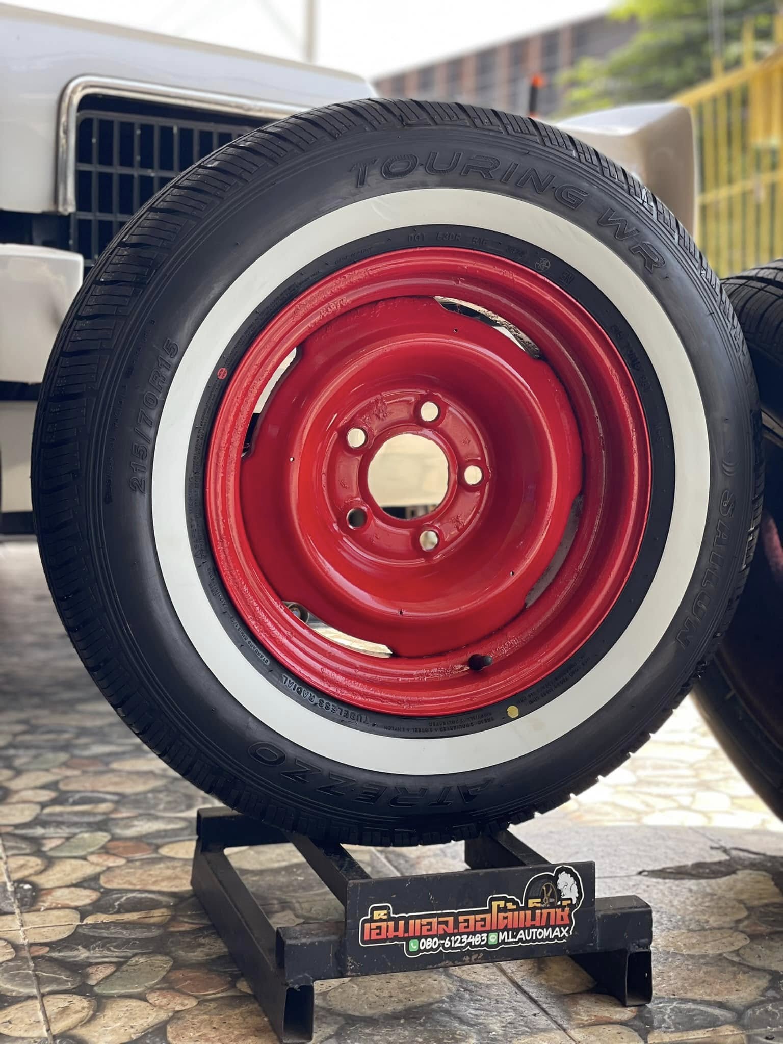 🚘 #OLDSMOBILE_98❤️ เสริมหล่อเพิ่มความคลาสสิค ติดตั้งยางขอบขาว🛞 #SAILUN_ยางขอบขาว 215/70R15