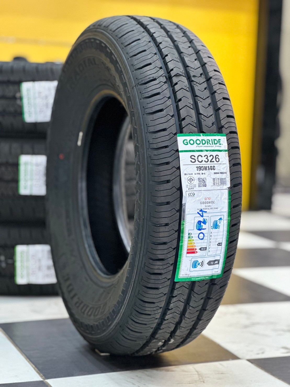 🔥🔥🔥ราคาโปรโมชั่น🔥🔥🔥 ยางใหม่ GOODRIDE SC326 195R14C ยางใหม่ปี2024