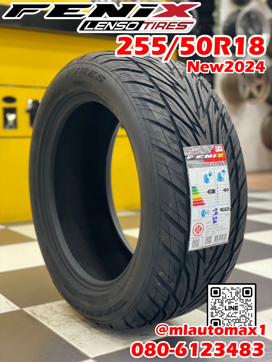 #ยางใหม่ #LENSO_TIRES FENIX 255/50R18 ยางใหม่ปี2024