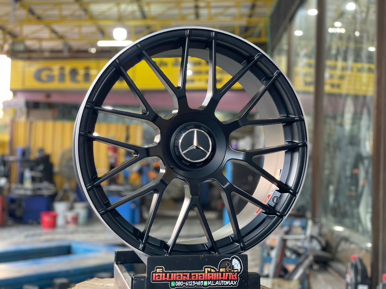 ล้อแม็กซ์ใหม่ สำหรับใส่รถ Mercedes-Benz ขอบ19" นิ้ว ล้อเบาผลิตแบบ Flow Forming