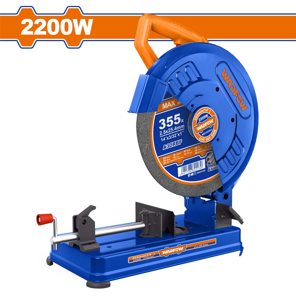 แท่นตัดไฟเบอร์ 14" 2,200W No.WCF153558 WADFOW