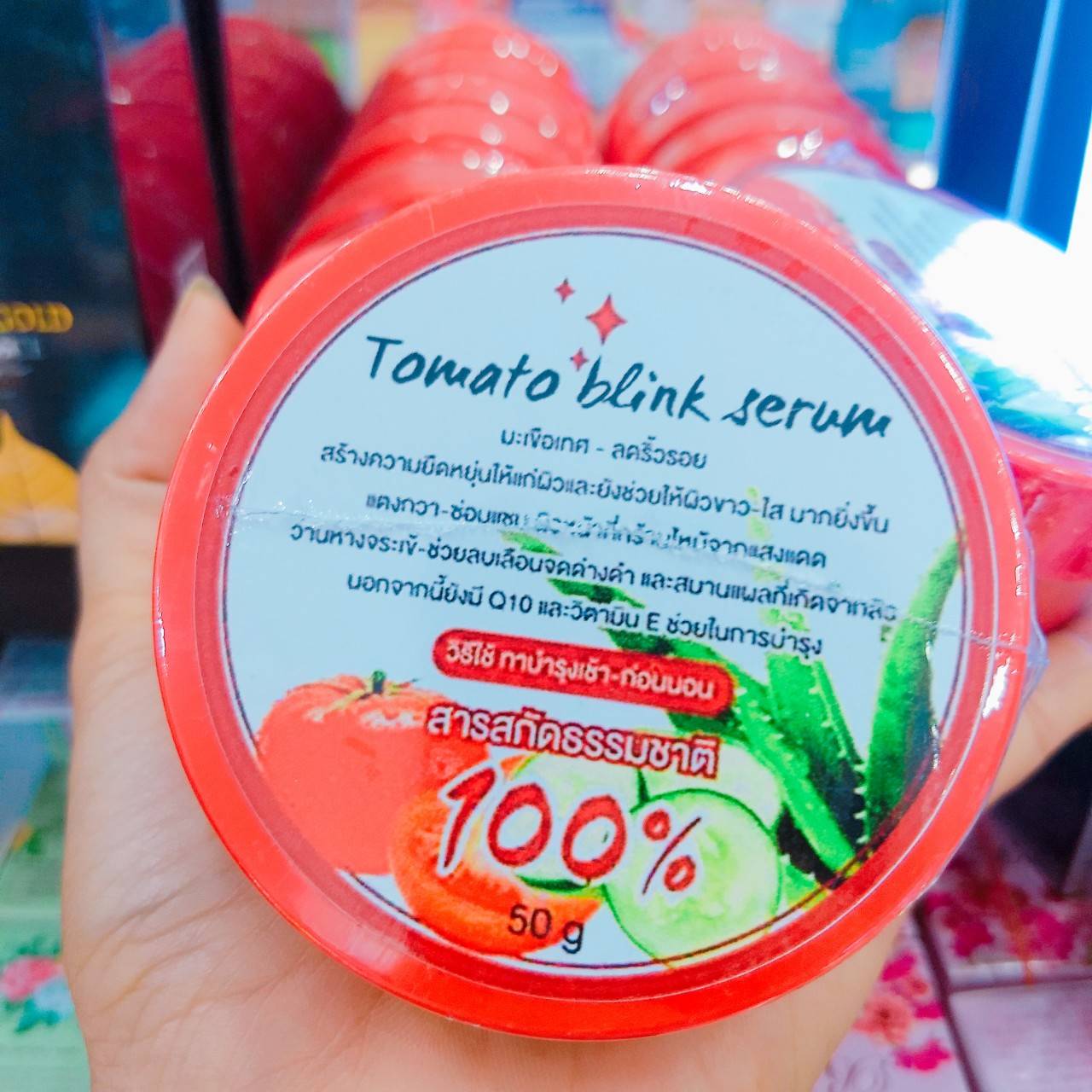 Tomato blink serum โทเมโท บริ้ง เซรั่ม เจลบำรุงผิวมะเขือเทศ ทาหน้า ทาตัว 2 IN 1
