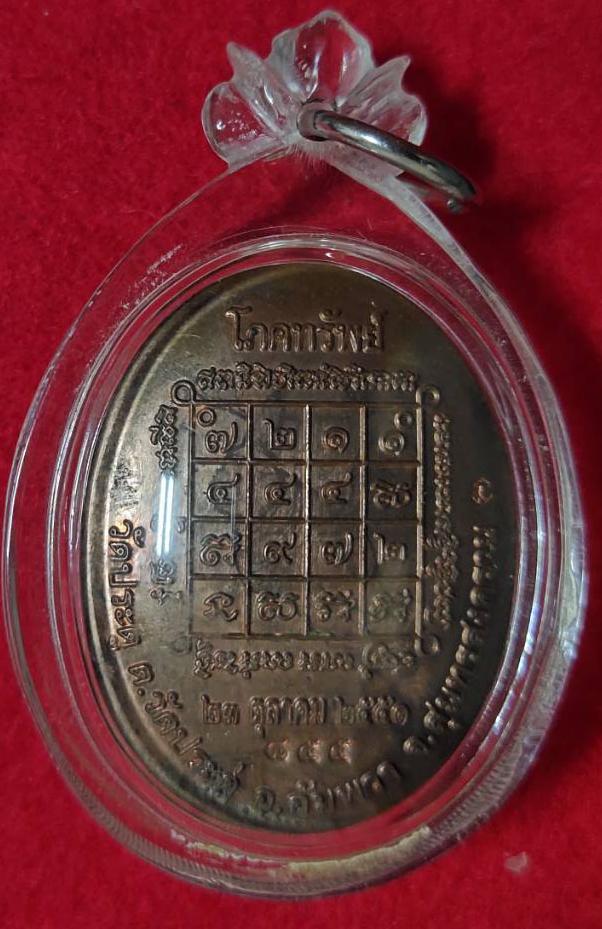 ล็อกเก็ตโภคทรัพย์ พระมหาสุรศักดิ์ วัดประดู่ พระอารามหลวง สมุทรสงคราม ปี 2551 มีจาร