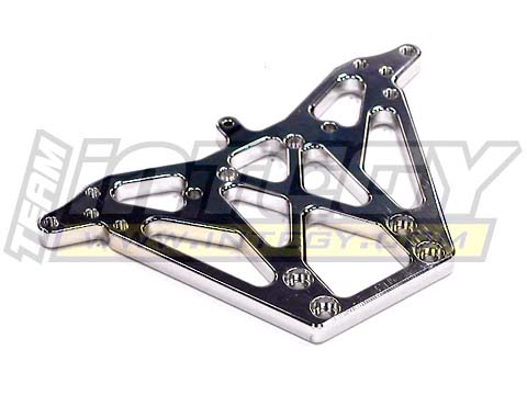 INT-T6770SILVER Alloy Rear Shock Tower for Nitro Rustler