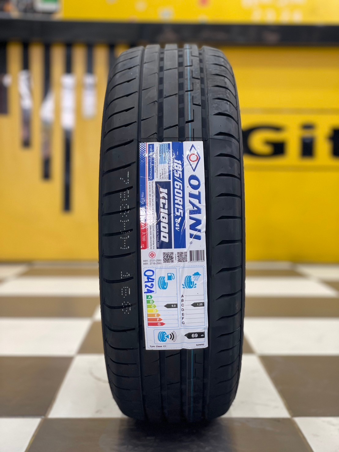 ยางใหม่โอตานิ OTANI #KC1000 185/60R15 ยางใหม่ปี2024