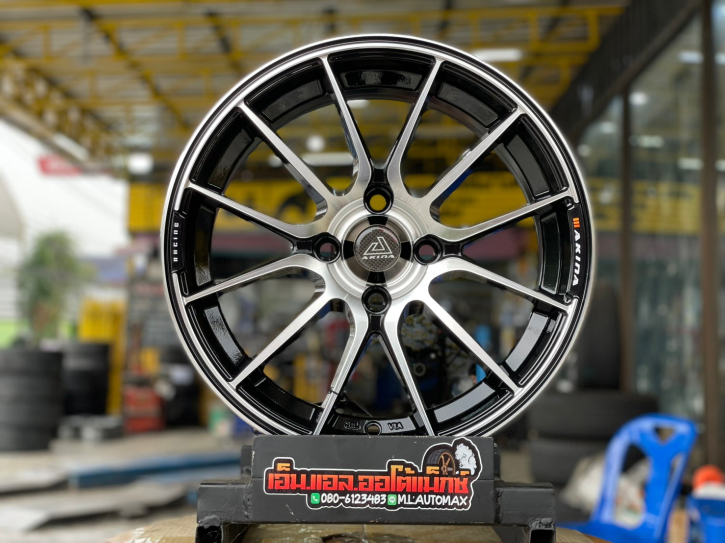 ล้อแม็กซ์ใหม่ขอบ15 SSW356 15x7 ET38 4x100 สีเทากันขอบหน้าเงา สวยหรู