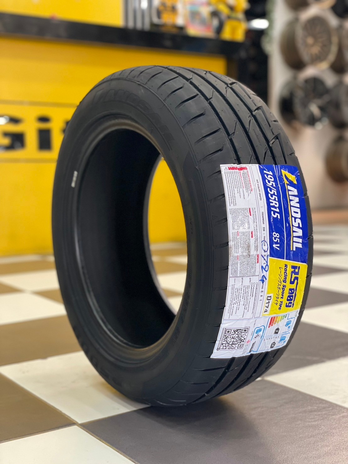 ยางลายซิ่ง 🔥🔥🔥#Landsail #RS009 195/55R15👍ยางใหม่ปี2025